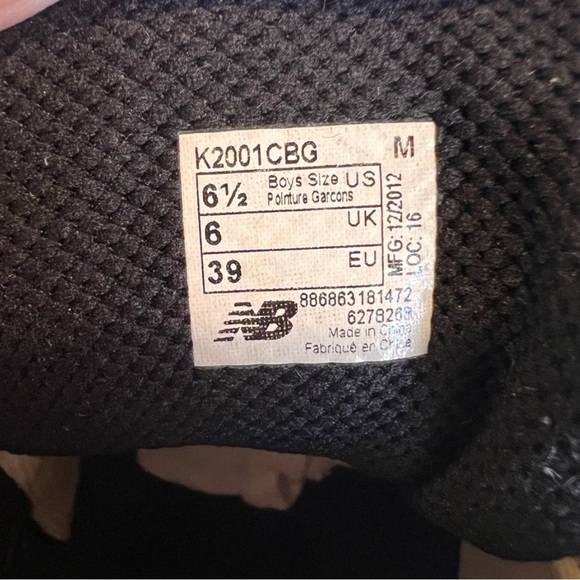 New Balance 2001 running shoes black/white/golden bronze ELITE EDITION - Picture 16 of 16